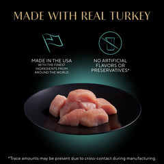 Pate suave de pavo para gatitos con textura atractiva
