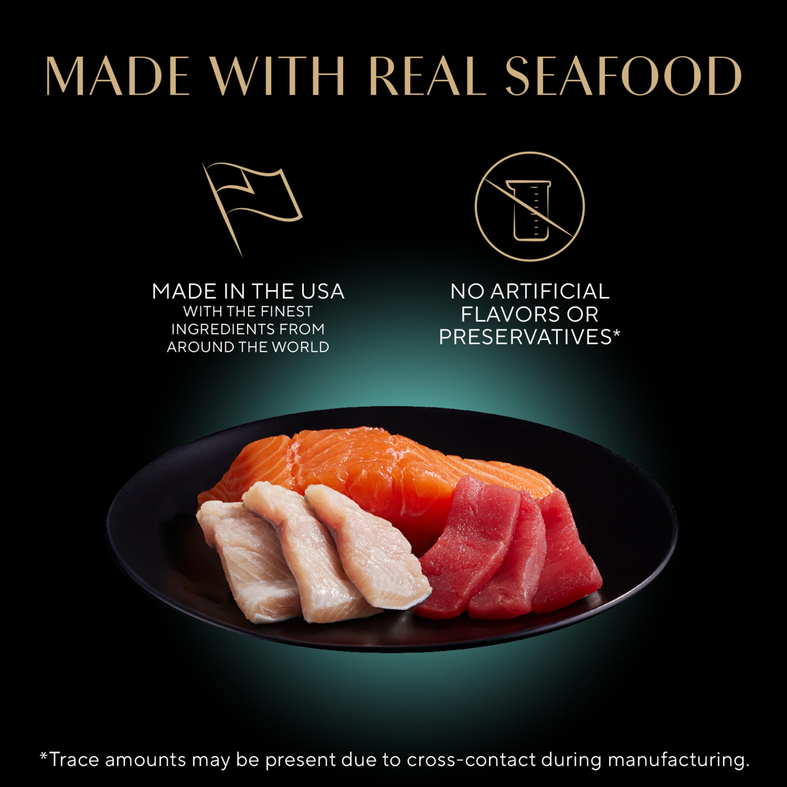 Sheba Perfect Portions cortes de salmón sostenible en salsa, proteína premium