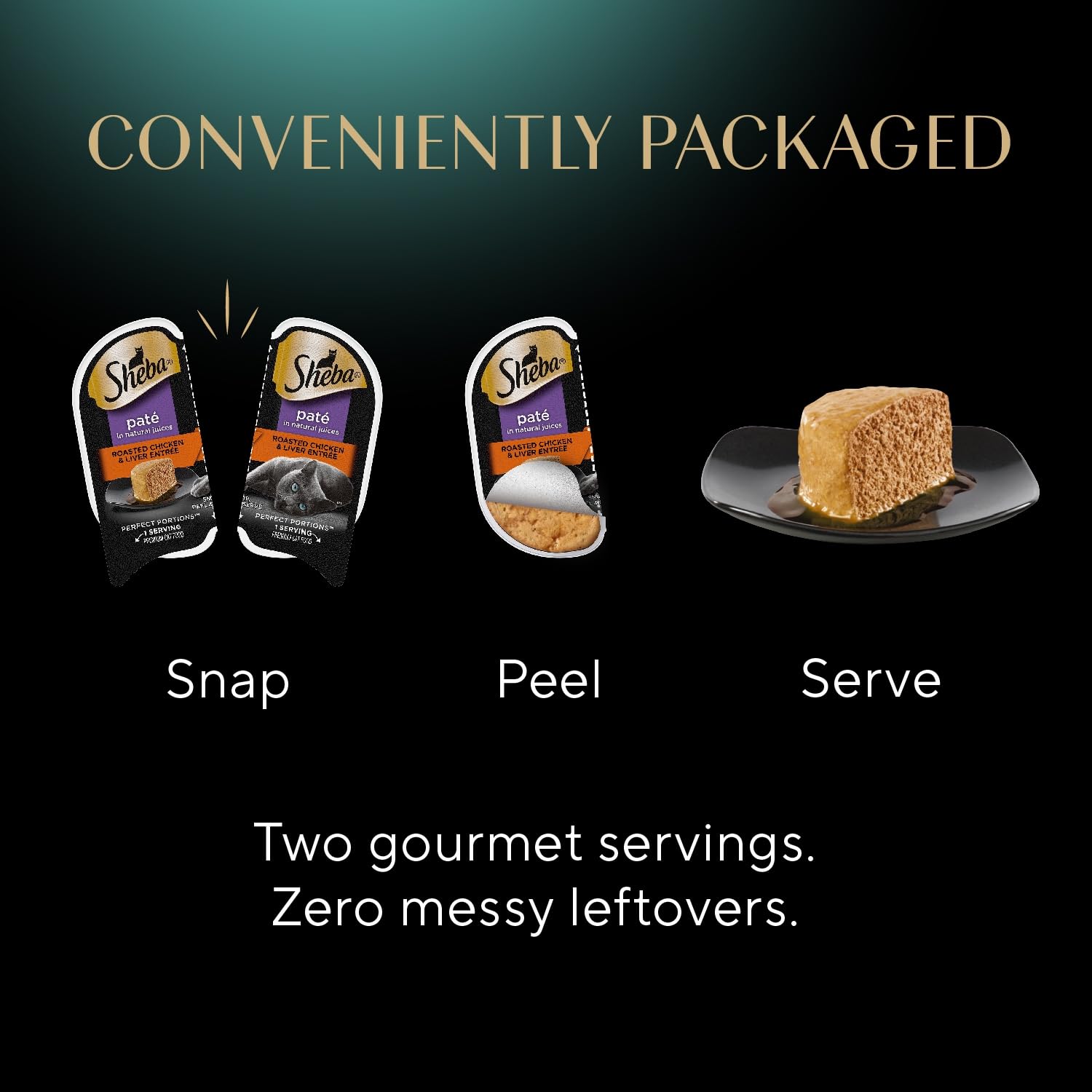 Sheba Perfect Portions Pate: ingredientes seleccionados de todo el mundo