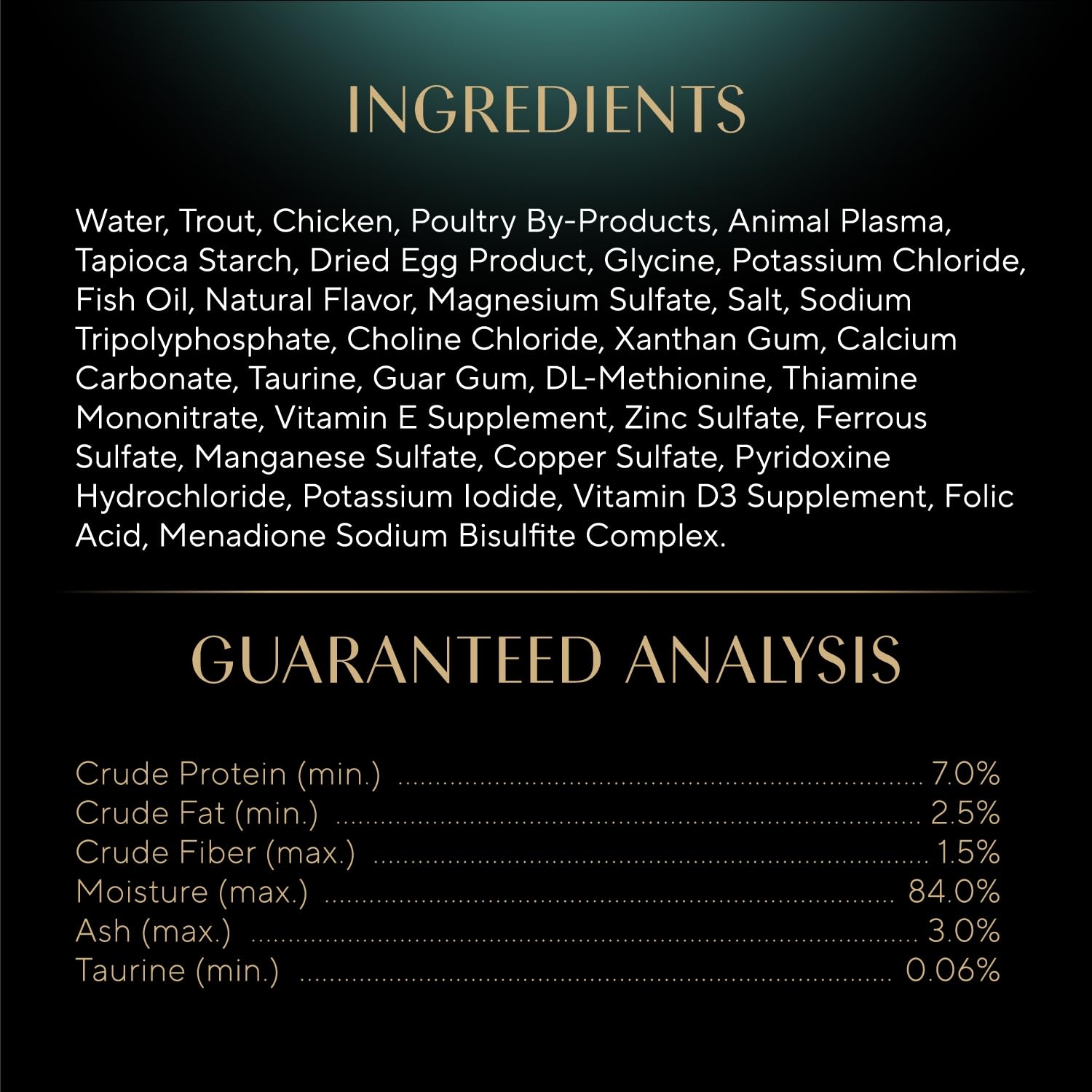 Ingredientes clave de Sheba: trucha y minerales para la nutrición
