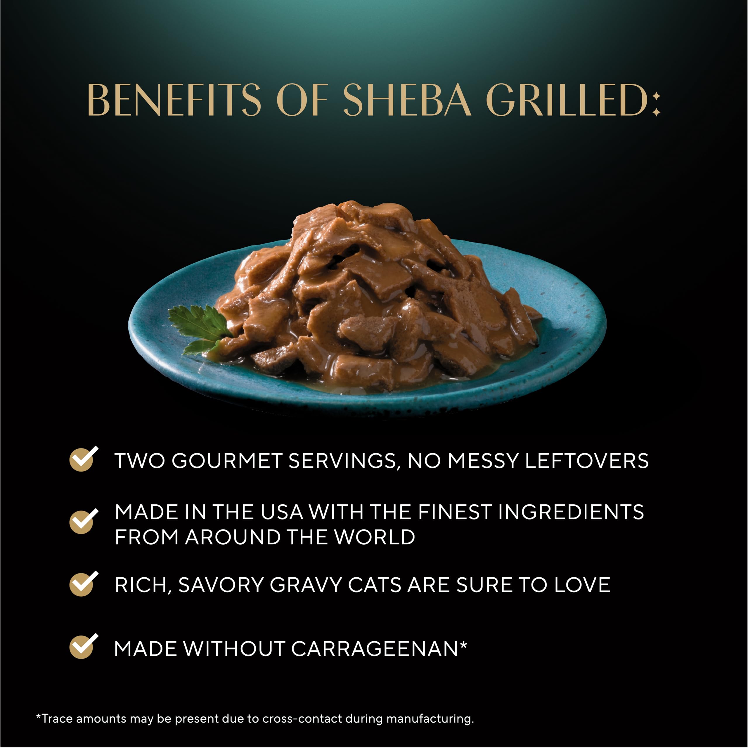 Sheba trozos de atún tierno en salsa espesa ofrecen sabor gourmet.