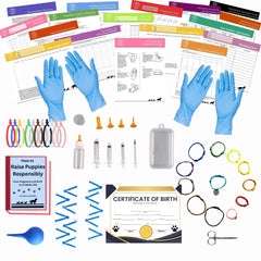 SHEFFIELD SS SHOP kit cachorros parto: guía inicial para parto y cuidado