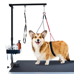 SHELANDY brazo de aseo para perros grandes, altura ajustable para sesiones seguras