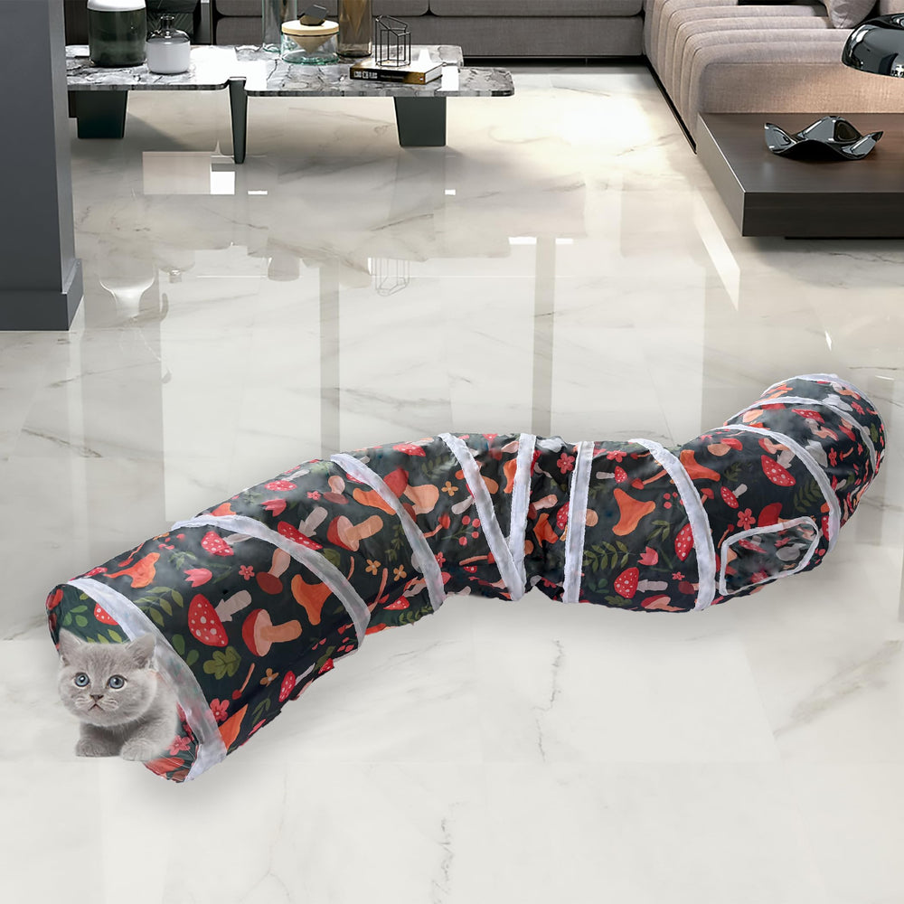 Sheldamy tunel gato uso interior-exterior, perfecto para casa o viaje