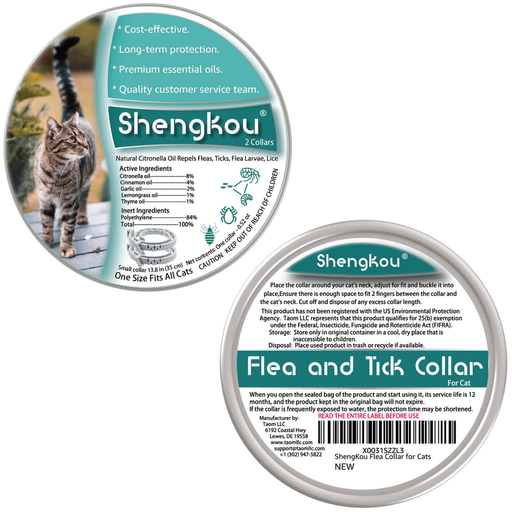 ShengKou collar tamaño 13.8 pulgadas para gatitos