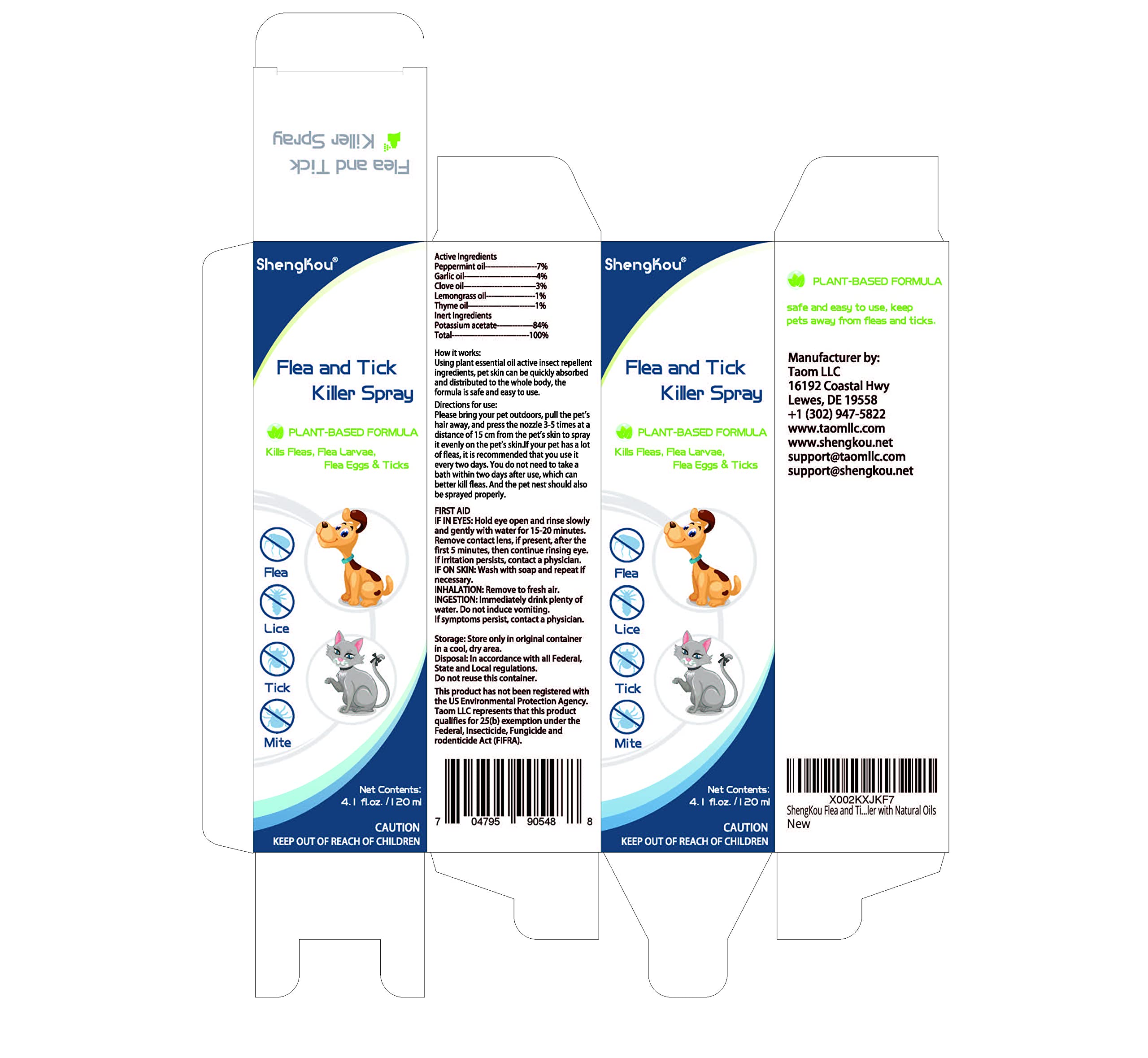 ShengKou spray para kennels y apartamentos de gatos