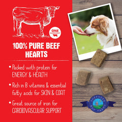 Shepherd Boy Farms, etiqueta y empaque, snack liofilizado natural para razas grandes.