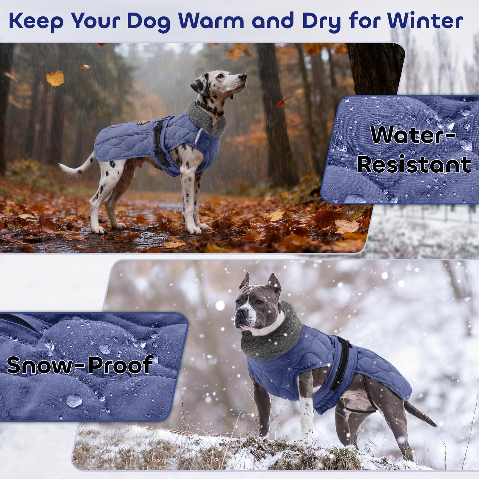Sheripet chaqueta invierno perro forro felpa: tacto suave para mayor confort interior