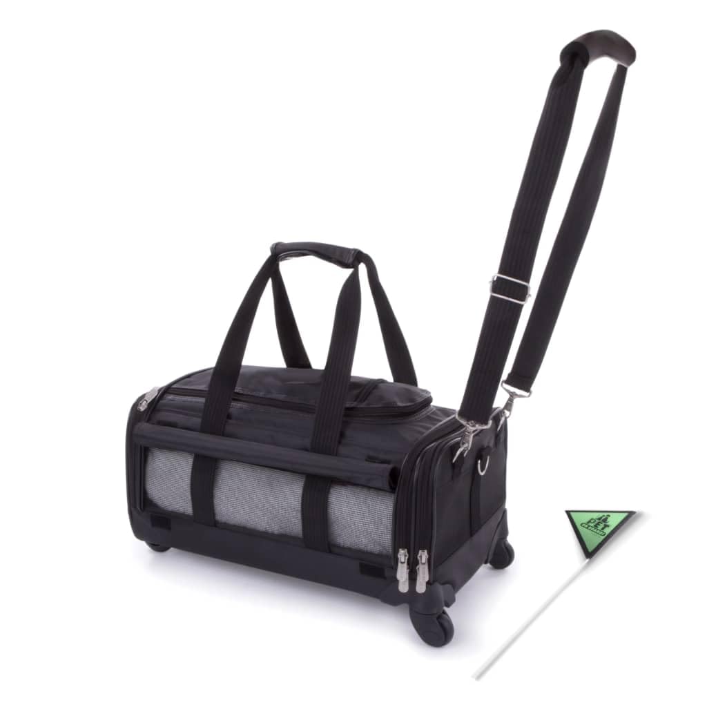 Sherpa Portador de Mascotas con Ruedas, vista frontal, viaje cómodo para tu mascota