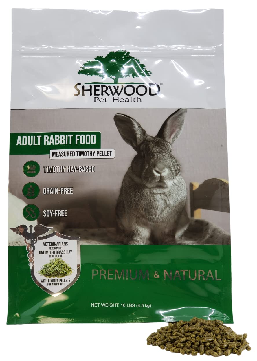 Sherwood Pet Health conejo pellets heno Timothy, apoyo digestivo posible