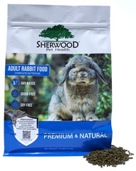 Sherwood Pet Health, bolsa de 10 lb para conejos, heno alfalfa y Timothy, apoya digestión saludable.