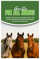 Dosificación ajustable con Shevat Vitamins para caballos.