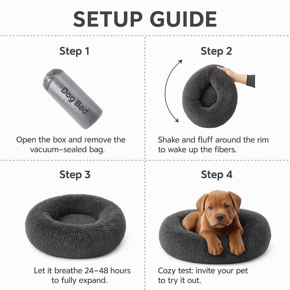 SHINY-V Cama perro funda lavable, mantenimiento sencillo para uso diario.