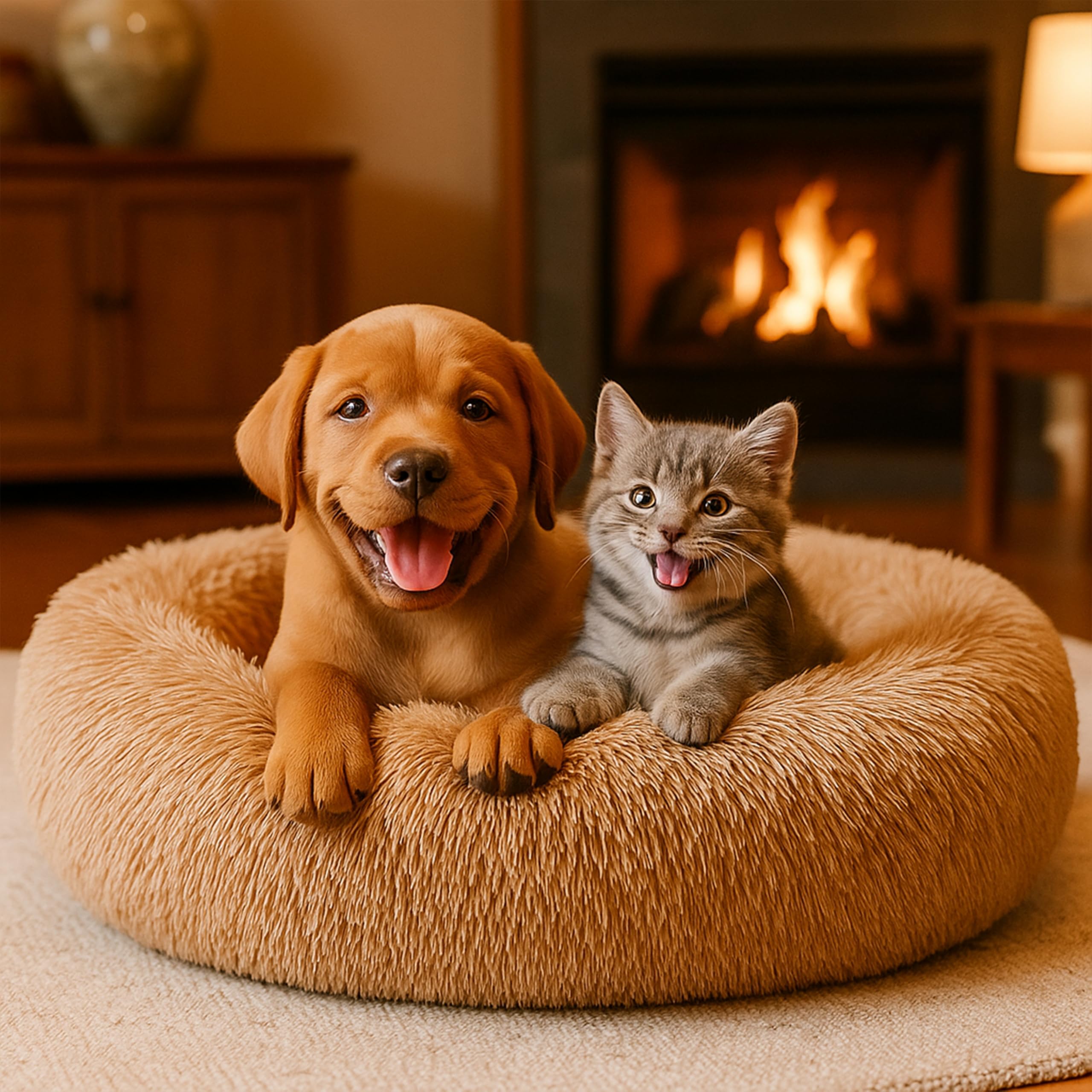 Diseño SHINY-V apto para perros y gatos, uso versátil en casa.