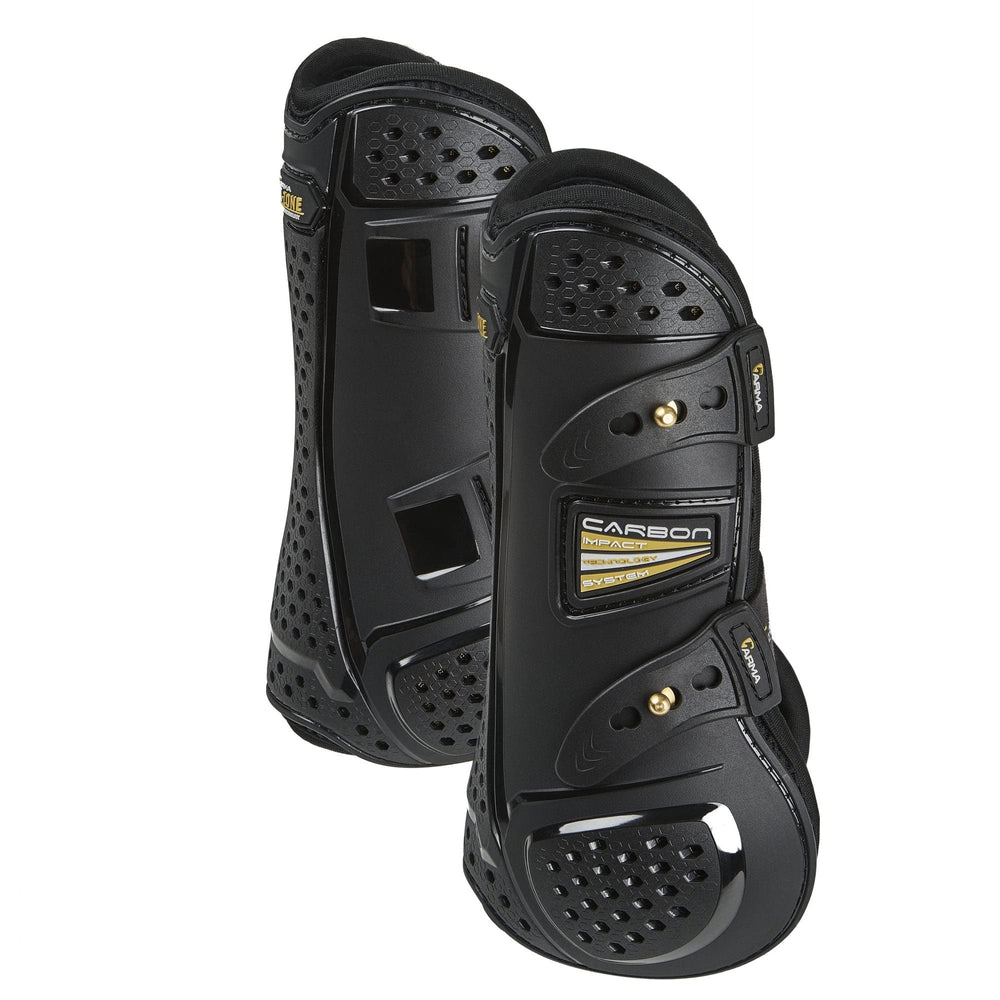 Shires ARMA OXI-Zone: botas de tendón en negro con ventilación 360°.