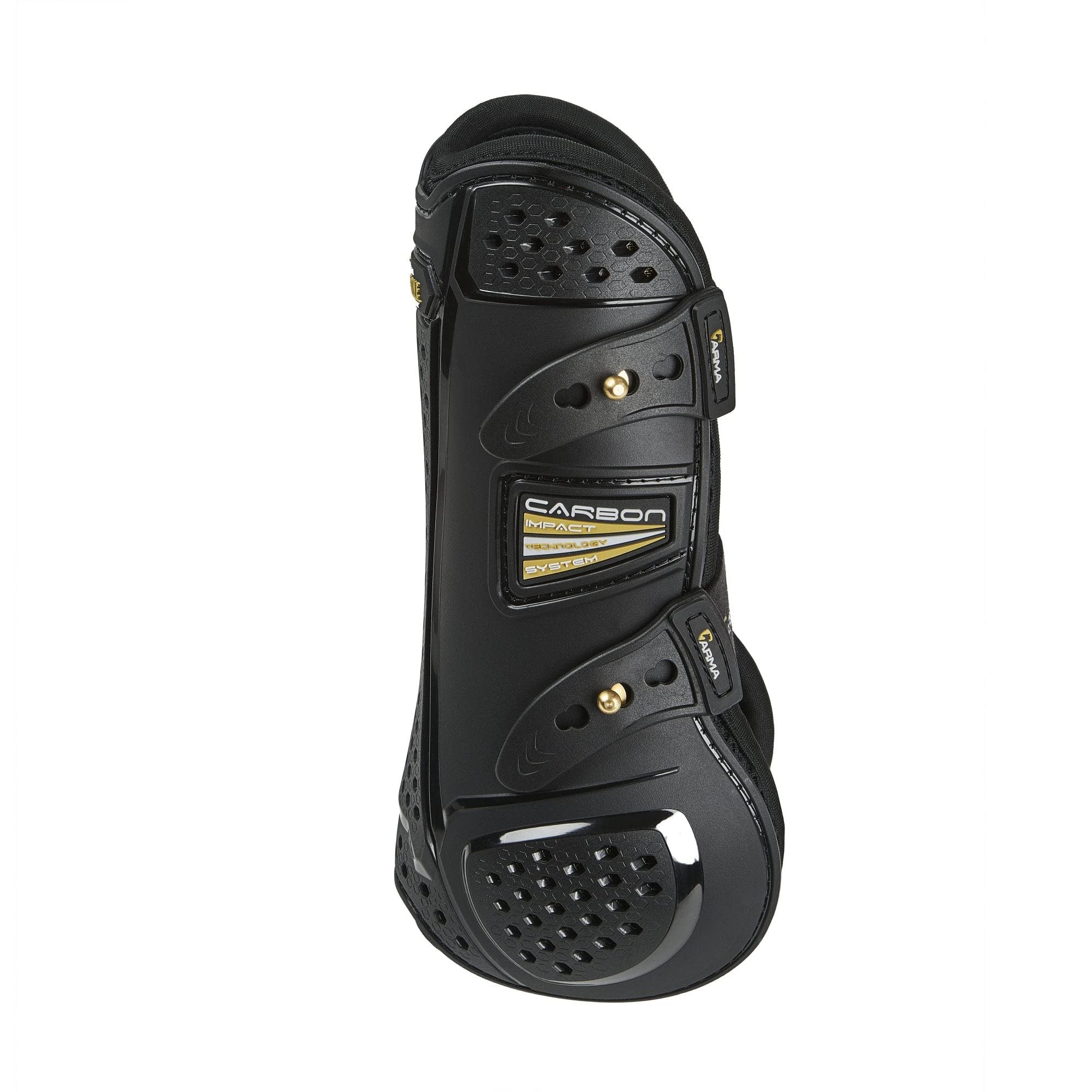 Shires ARMA OXI-Zone, botas de tendón negras, ofrecen protección y comodidad durante entrenamientos.