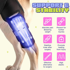 SHIUMORE rodillera para perro neopreno transpirable y cómodo