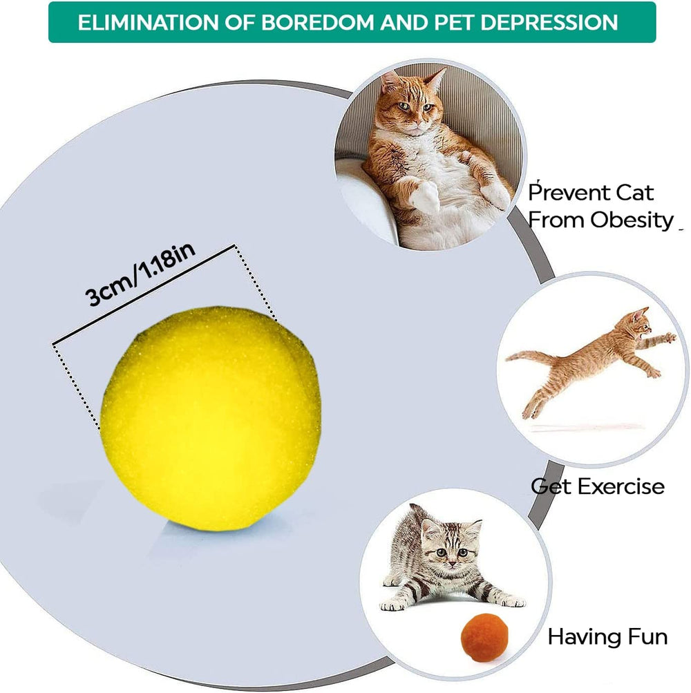 Shizhoo pom pom para entrenamiento de gatitos: fomenta la manipulación y sociabilidad