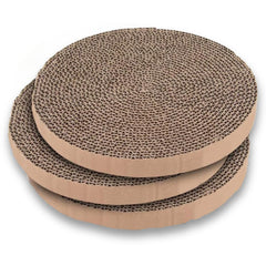 Shizhoo rasca y gira: repuesto 3-pack para juego continuo del gato.