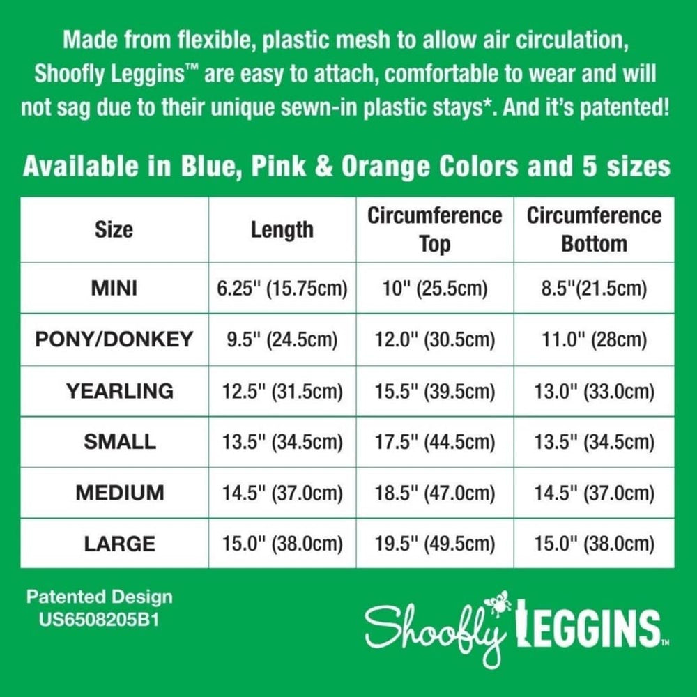 SHOOFLY Leggins azul, patentadas con doble varilla para estabilidad en las piernas