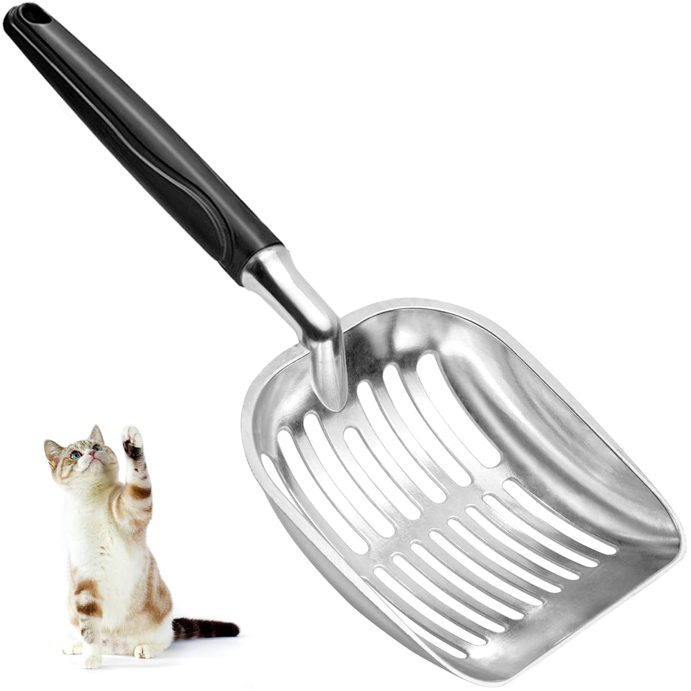 Showvigor pala para arena de gato con malla profunda; recoge desechos rápido