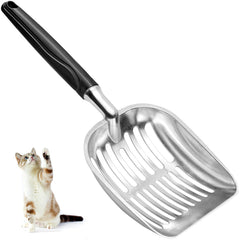 Showvigor pala para arena de gato con malla profunda; recoge desechos rápido