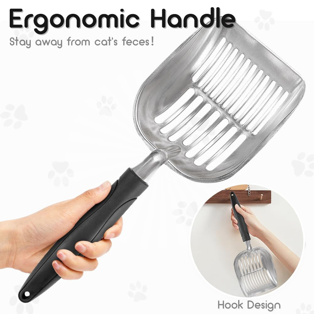 Showvigor pala para arena de gato; limpieza profunda y rápida