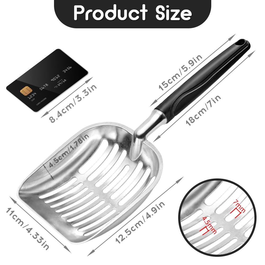 Showvigor pala con mango plástico ergonómico para uso cómodo diario