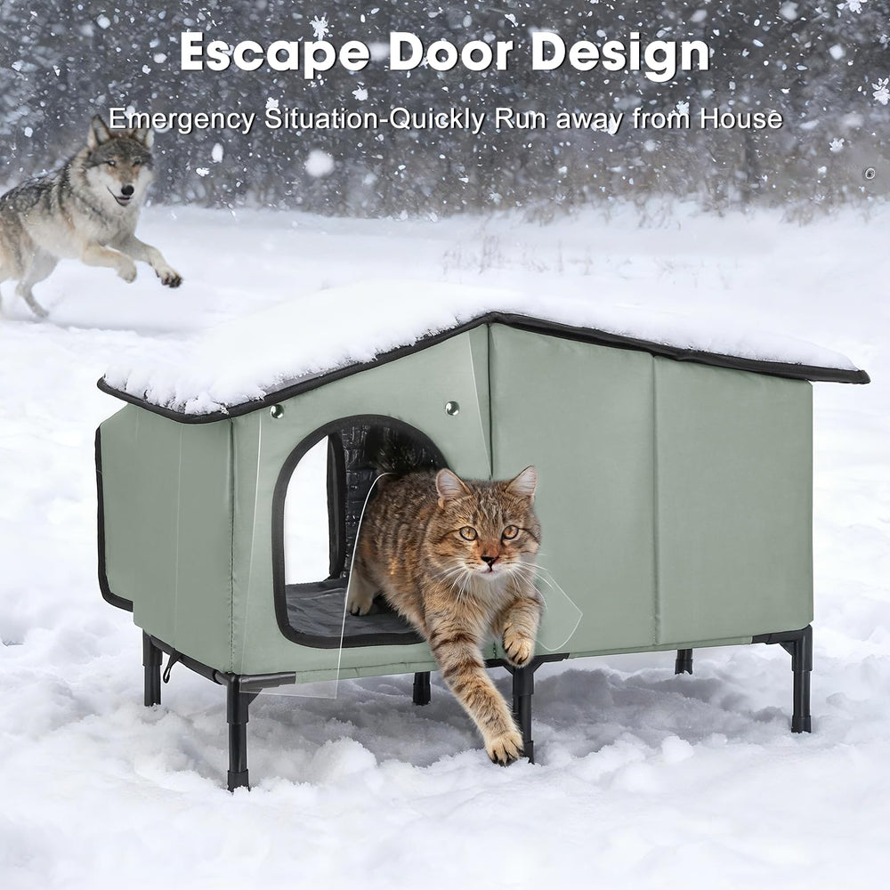 Espacio amplio SHU UFANRO, ideal para gatos grandes o varios.