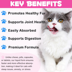 Shuangjia Colágeno para Gatos, mejora la movilidad y las articulaciones con colágeno bovino