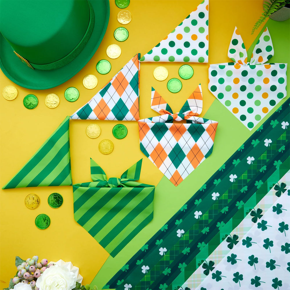 Uso múltiple de Shyyween bandanas para perros y accesorios