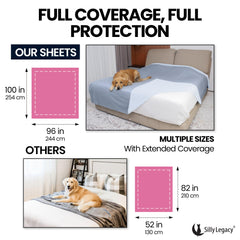 SILLY LEGACY cobertor sofa impermeable reversible ideal para mascotas.