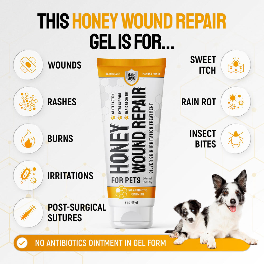 Aplicación del gel con miel de Manuka para irritaciones de piel.