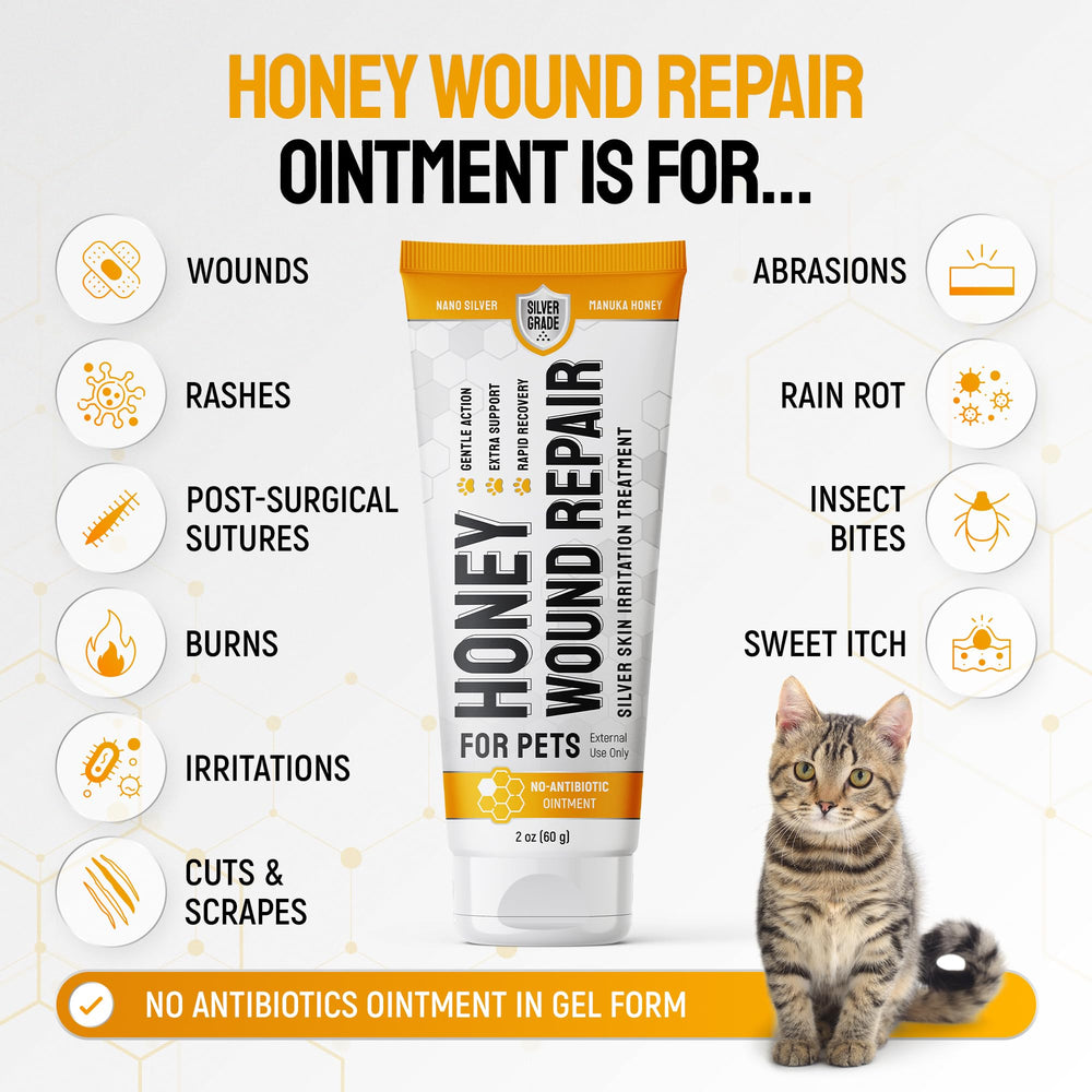 Tubo SILVER GRADE de 2 onzas, miel de Manuka para uso cómodo