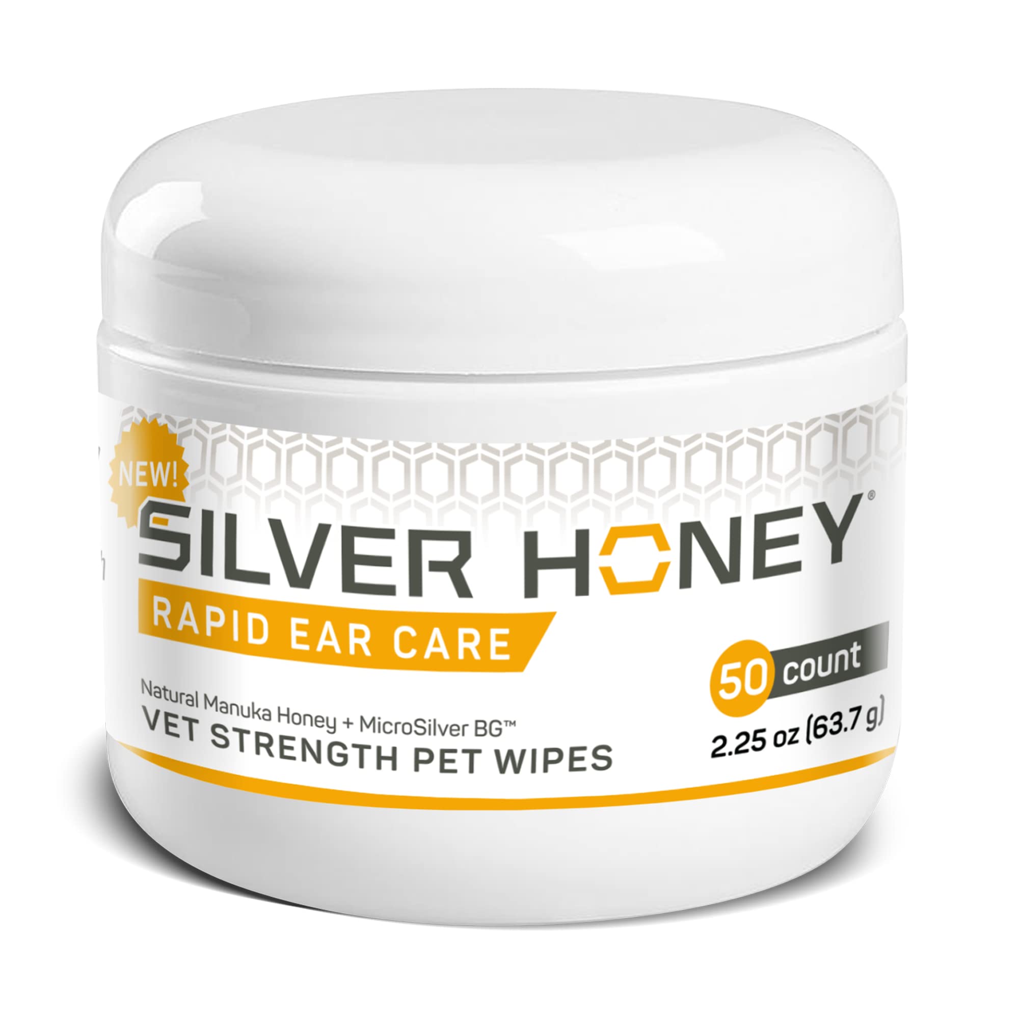 Envase de 50 uds de Silver Honey, conveniencia en casa.