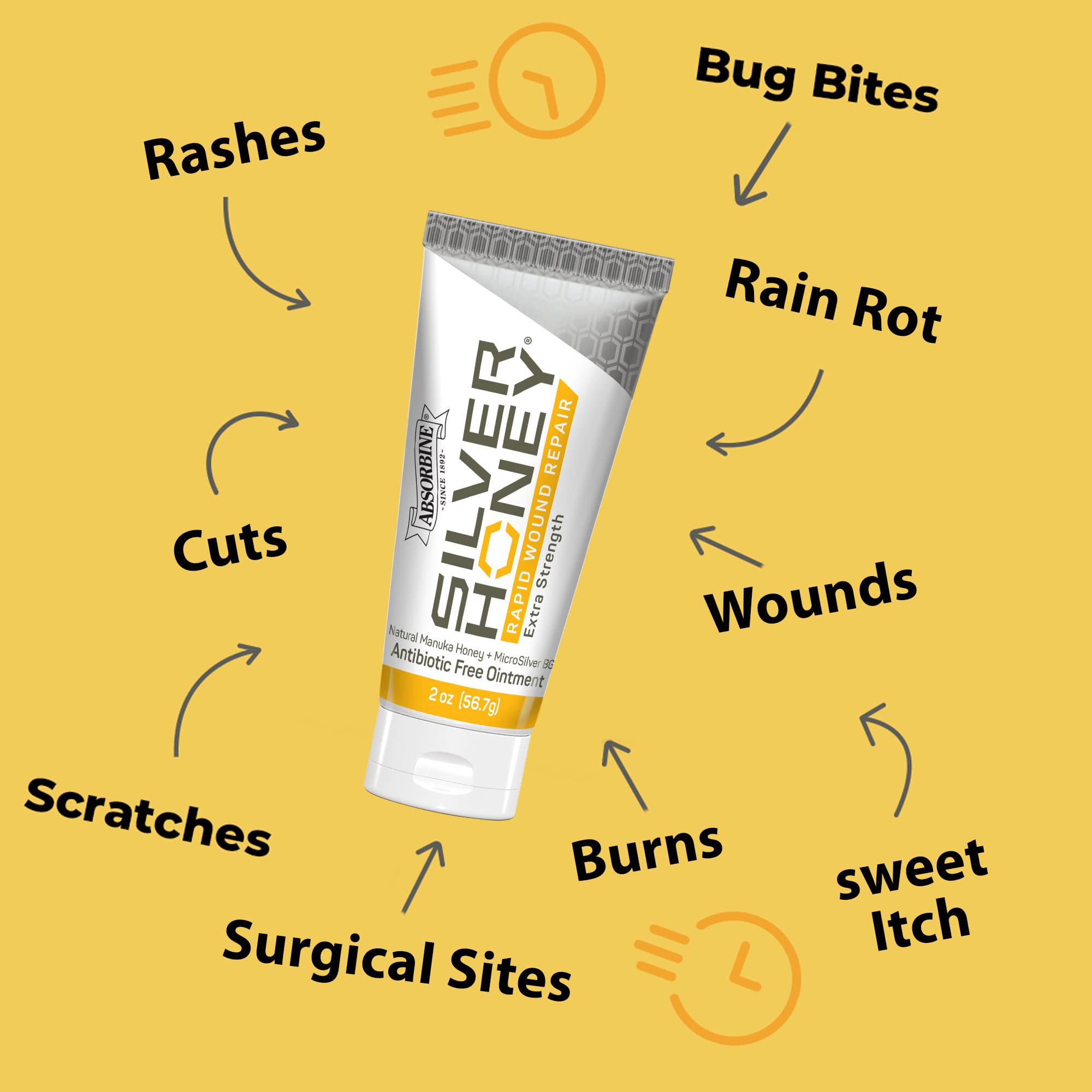 Miel de Manuka en Silver Honey para cuidado suave de la piel