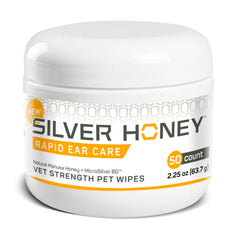 Silver Honey toallitas orejas rápidas: limpieza segura del exterior.