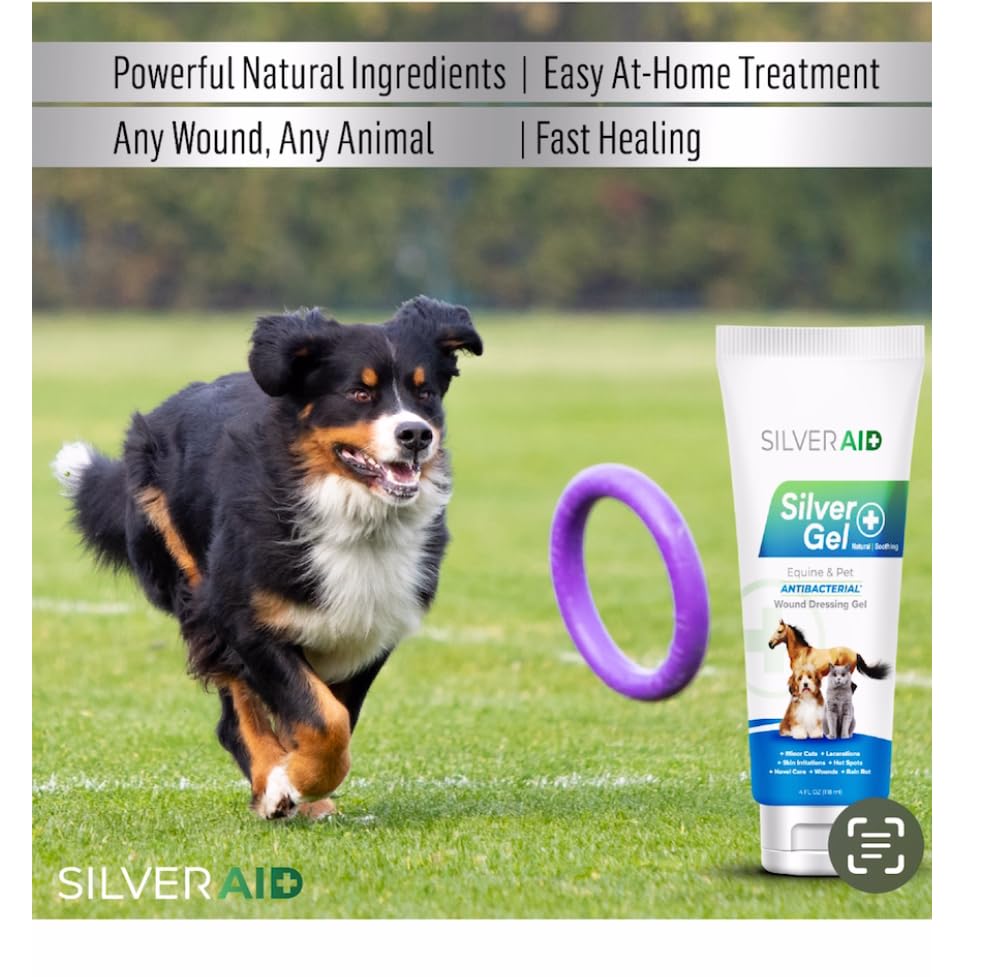SilverAid aplicación suave para irritaciones y picores en perros.