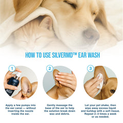 Spray SilverMD suave para orejas de perros y gatos, 8oz