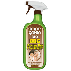 Simple Green Bio Activo: botella rociadora para manchas de mascotas.