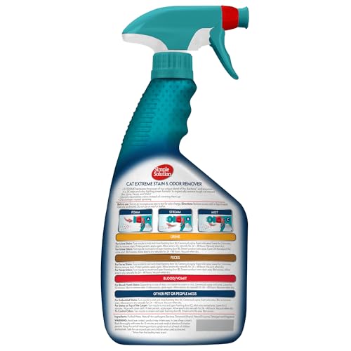 Simple Solution Extremo: olor-gato-niebla, desinfección suave para habitaciones
