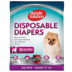 Pañales Simple Solution con ajuste seguro para perros pequeños.