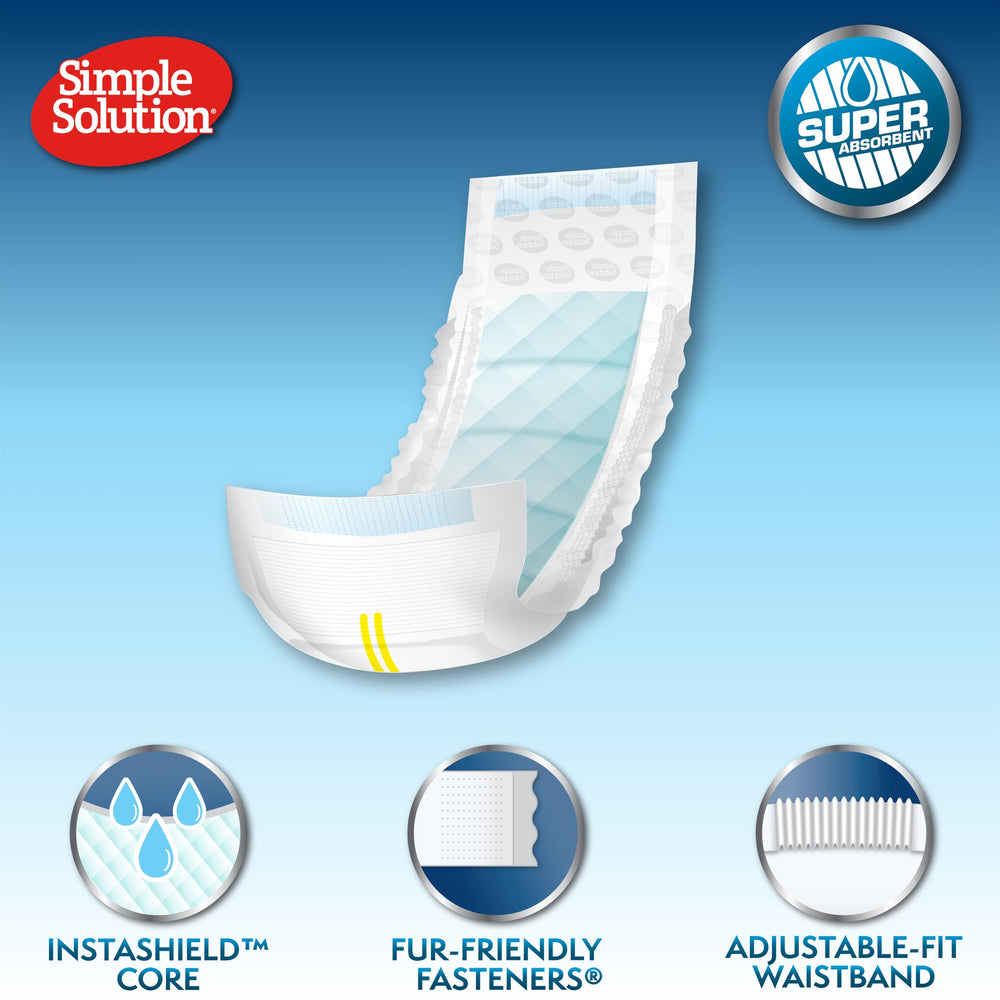 Núcleo absorbente InstaShield de Simple Solution captura la humedad eficazmente.