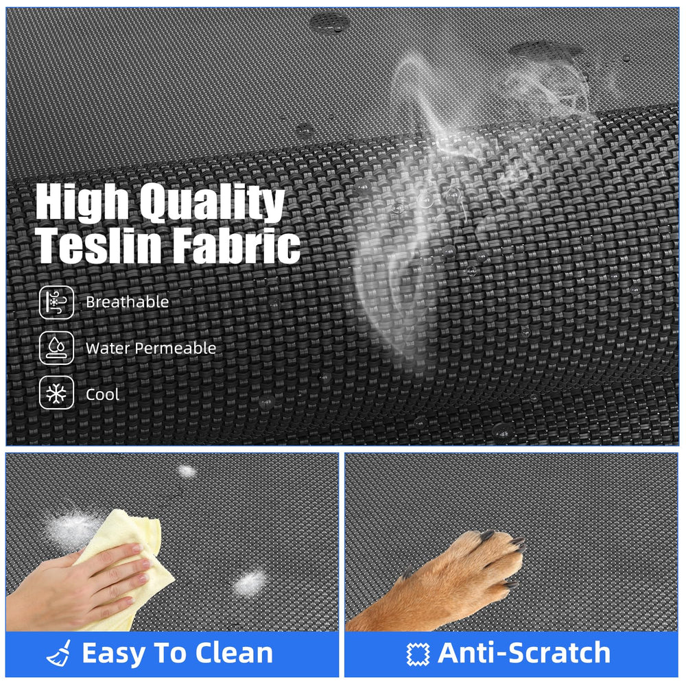 Simple Trending cama elevada con superficie fácil de limpiar resistente a pelos