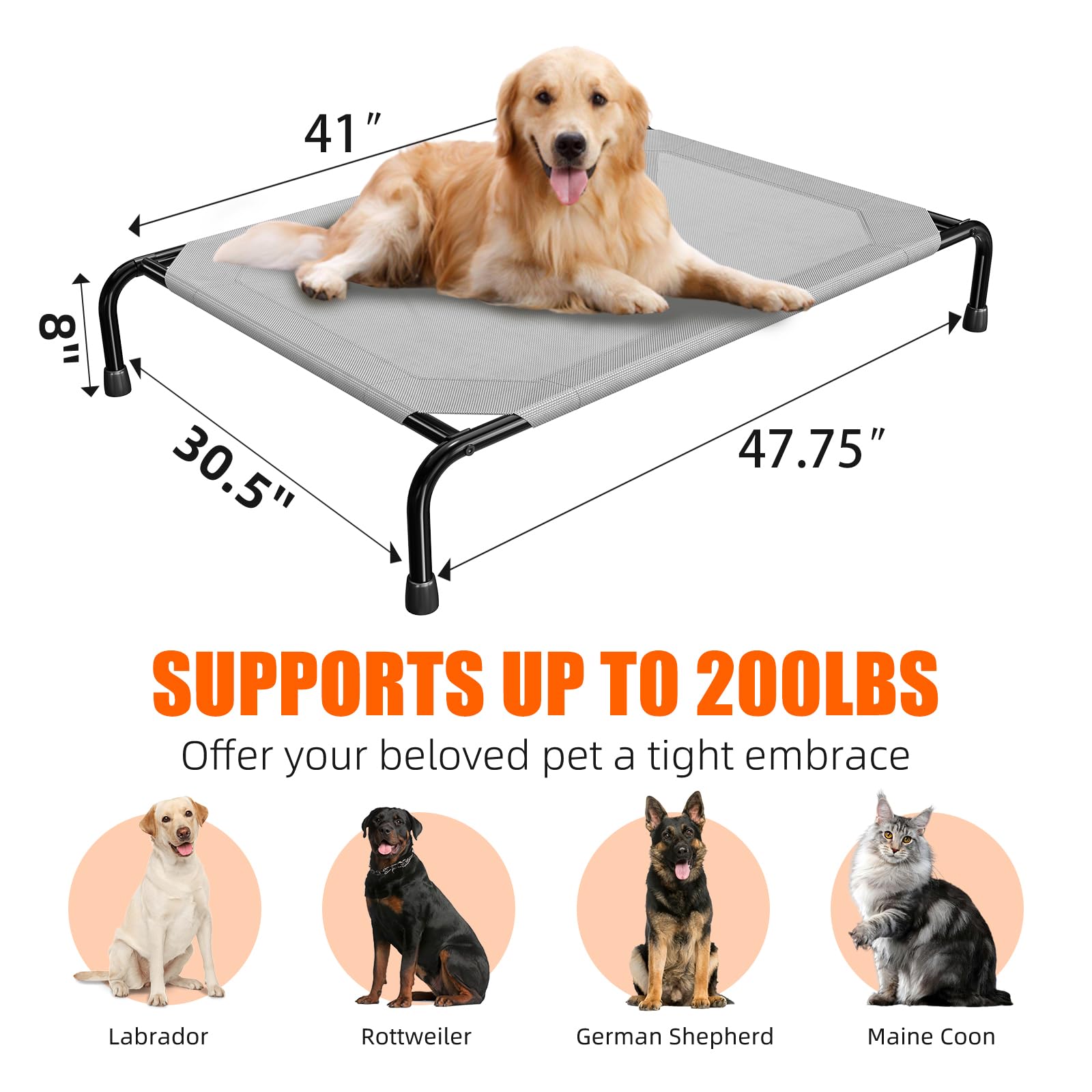 Simple Trending cama elevada XL guía de instalación y soporte técnico
