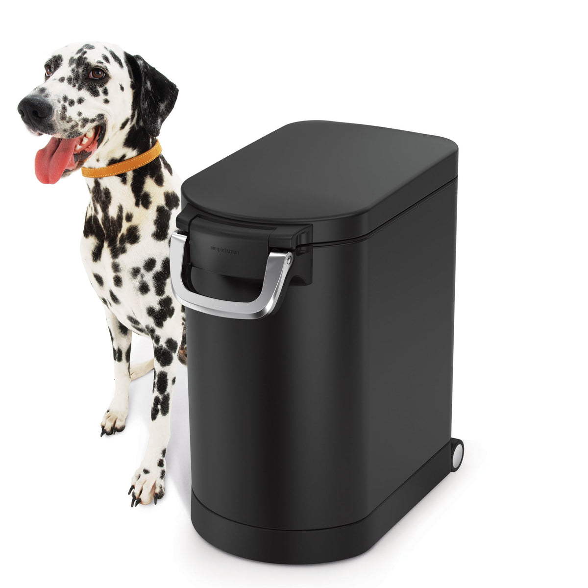 simplehuman contenedor para comida de mascotas con tapa hermética para frescura