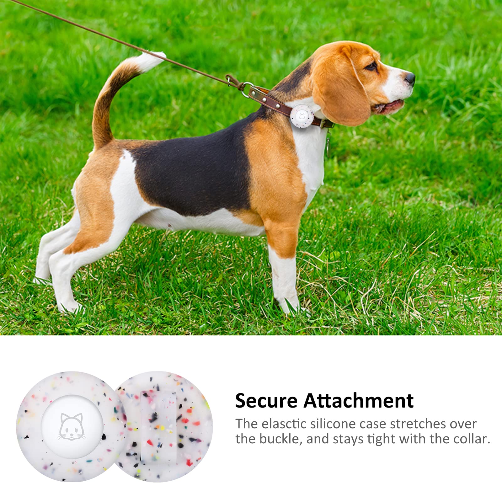 SimpleThings diseño compacto para collar pequeño con localizador Apple.
