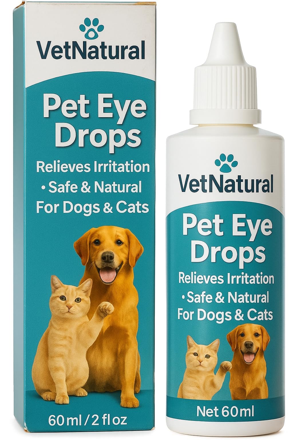 Gulluglu 60ml: gotas-ojos-mascotas, cuidado suave para ojos limpios