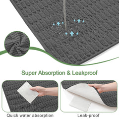 Sinotalent almohadillas absorbentes con tejido corduroy suave para más comodidad.