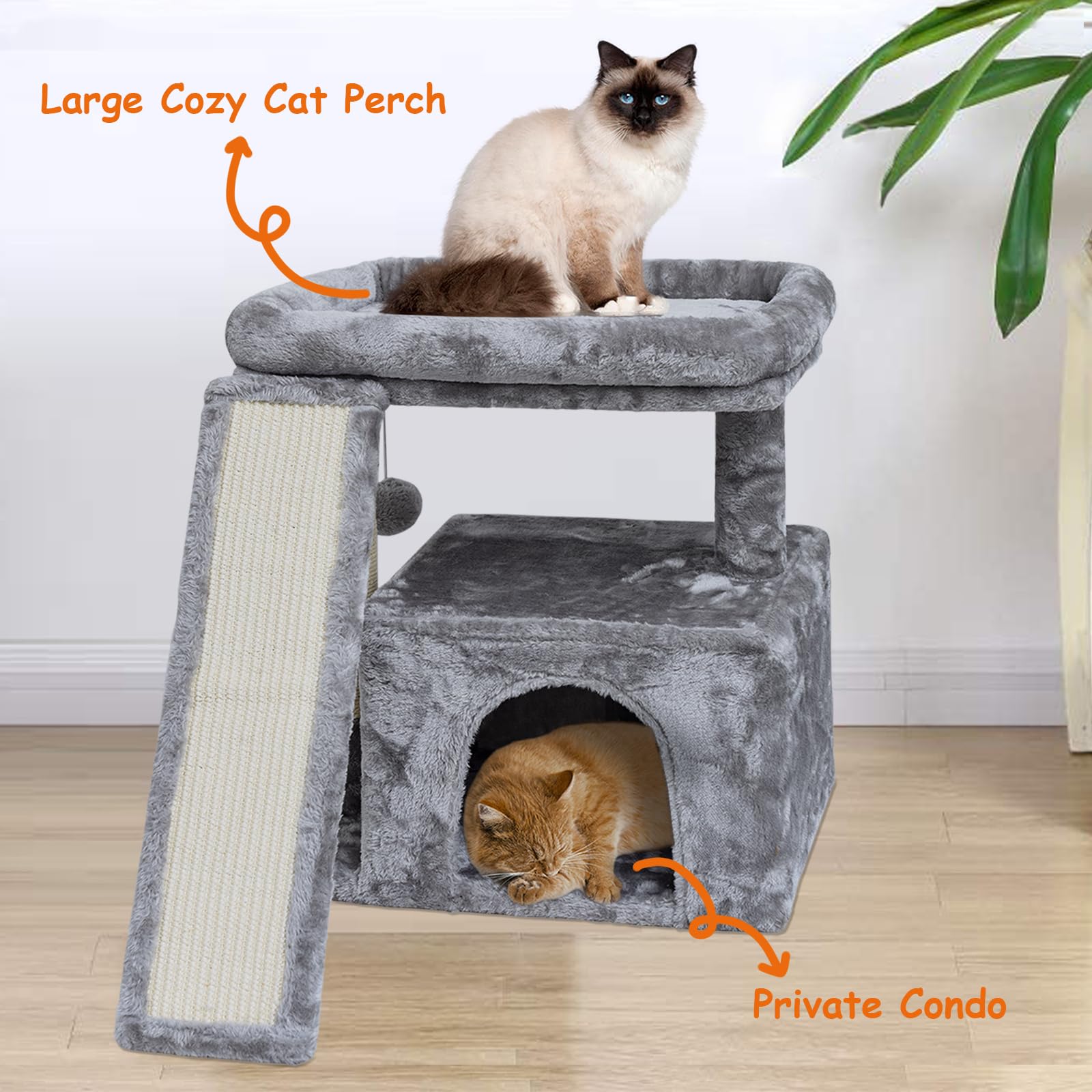 SIYIPURR condo-estable-gatos: base robusta para estabilidad durante saltos.